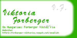 viktoria forberger business card